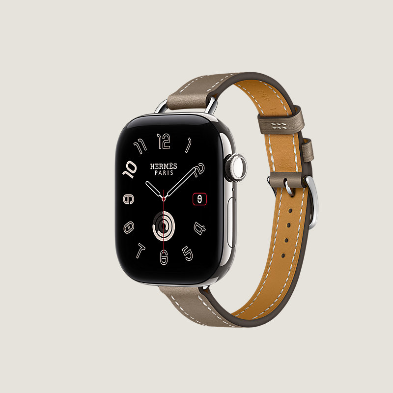 Series 12表盘 & Apple Watch Hermès 42毫米单圈Attelage表带, 视图: 侧面图, 当前为第3张（共3张）