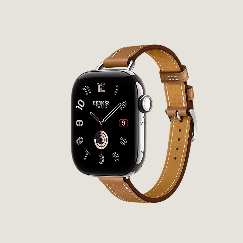 Series 12表盘 & Apple Watch Hermès 42毫米单圈Attelage表带, 视图: 侧面图, 当前为第3张（共3张）