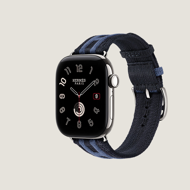 Series 12表盘 & Apple Watch Hermès 42毫米单圈Rocabar Club表带, 视图: 侧面图, 当前为第3张（共3张）