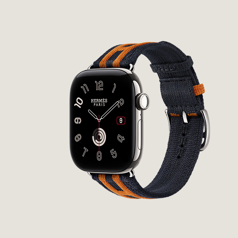 Series 12表盘 & Apple Watch Hermès 42毫米单圈Rocabar Club表带, 视图: 侧面图, 当前为第3张（共3张）