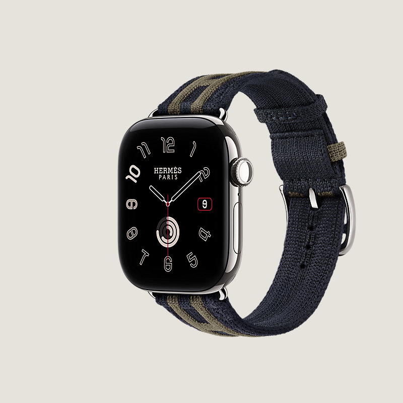 Series 12表盘 & Apple Watch Hermès 42毫米单圈Rocabar Club表带, 视图: 侧面图, 当前为第3张（共3张）