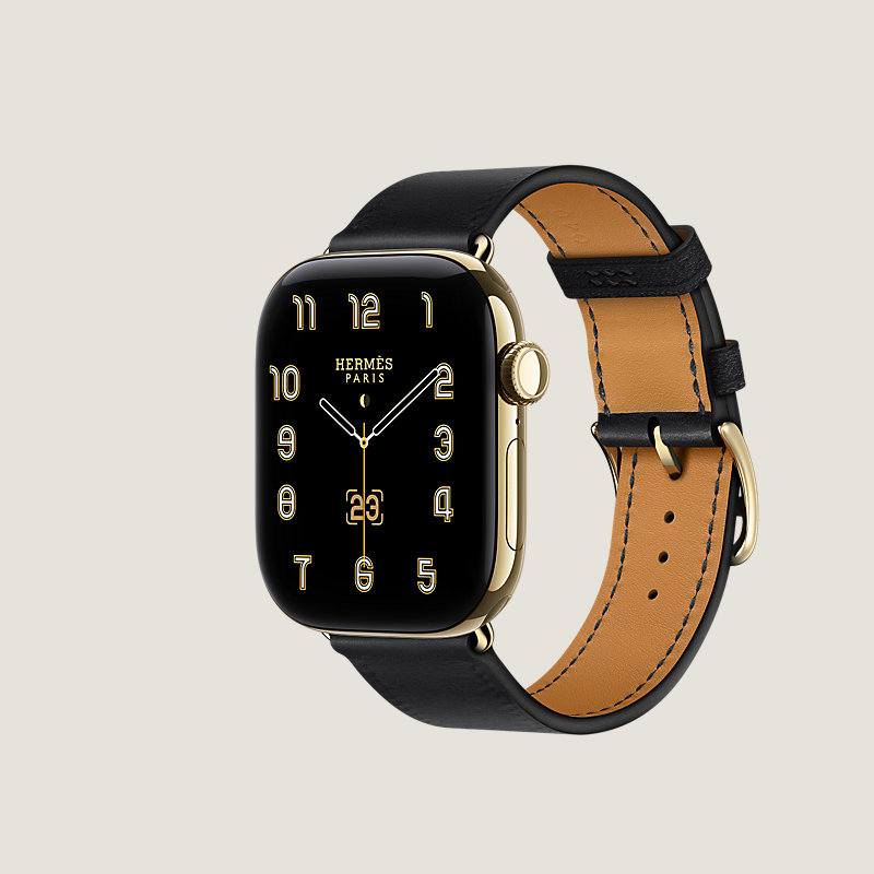 Series 12表盘 & Apple Watch Hermès 42毫米单圈表带, 视图: 侧面图, 当前为第3张（共3张）