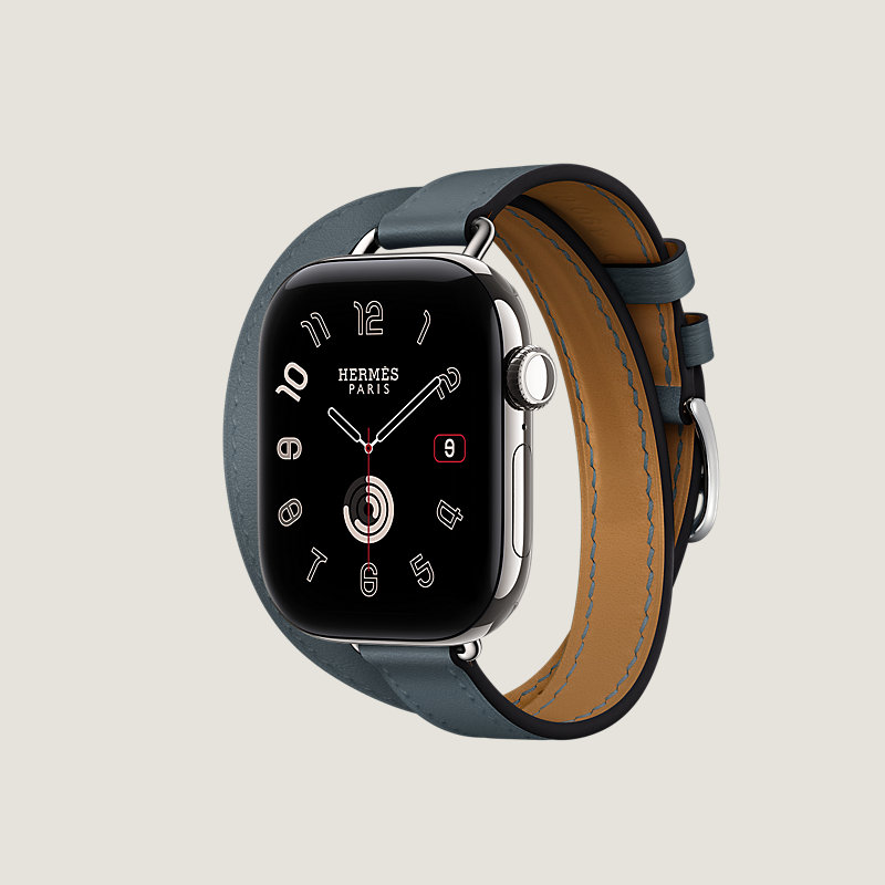 Series 12表盘 & Apple Watch Hermès 42毫米双圈Attelage表带, 视图: 侧面图, 当前为第3张（共3张）