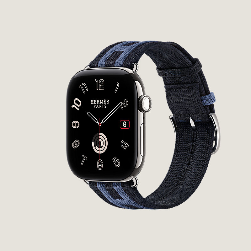 Series 12表盘 & Apple Watch Hermès 46毫米单圈Rocabar Club表带, 视图: 侧面图, 当前为第3张（共3张）