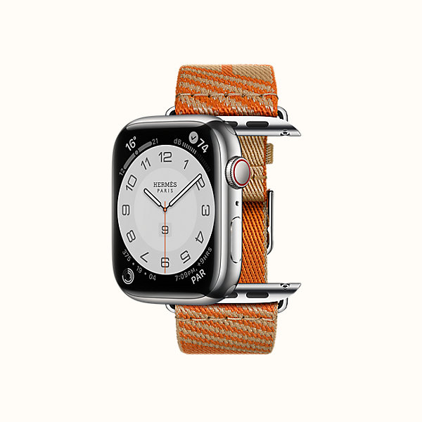 Series 7表盘 Apple Watch Hermes 45毫米单圈jumping表带 Hermes 爱马仕官网