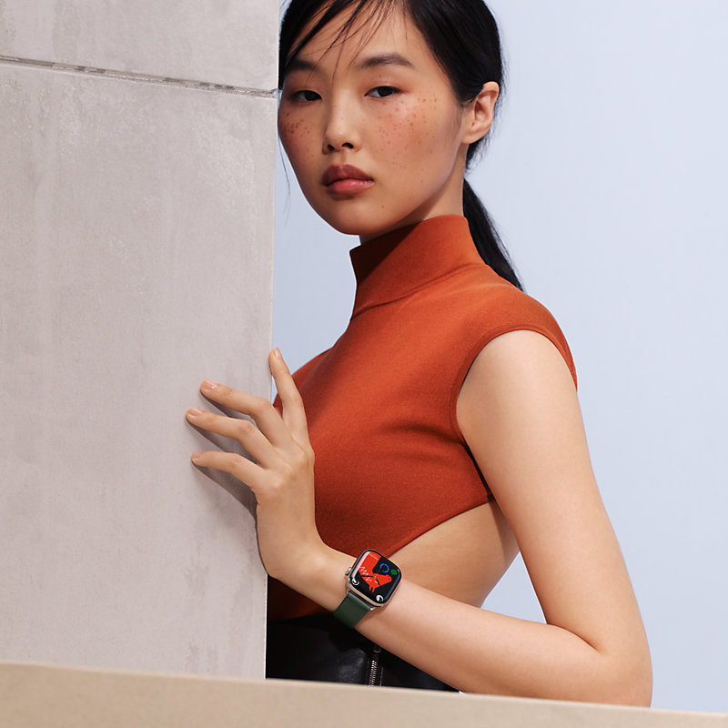 Series 11 case & Band Apple Watch Hermès Single Tour 42 mm