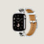 Series 11 case & Band Apple Watch Hermès Single Tour 42 mm Animaux Bandana, view 3 of 5