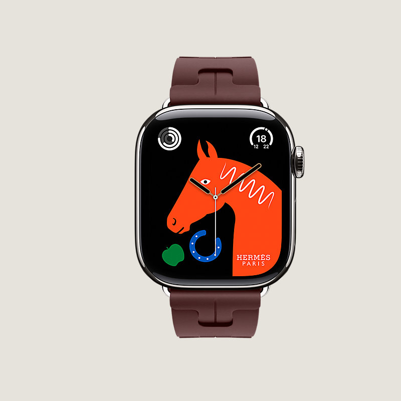 Series 11 case & Band Apple Watch Hermès Single Tour 42 mm Deployment Buckle Kilim