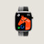 Series&nbsp;11 case & Band Apple Watch Hermès Single Tour 42&nbsp;mm Toile H Double Jeu, View: front, front, view 3 of 4