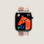 Series&nbsp;11 case & Band Apple Watch Hermès Single Tour 42&nbsp;mm Toile H Double Jeu, View: front, front, view 3 of 4