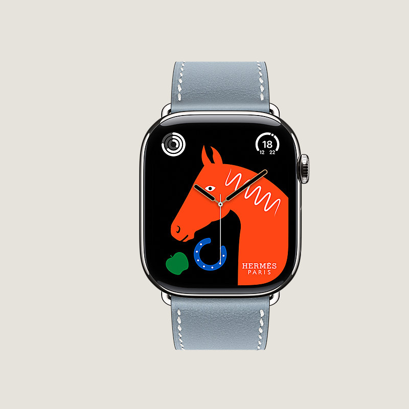 Series&nbsp;11 case & Band Apple Watch Hermès Single Tour 46&nbsp;mm