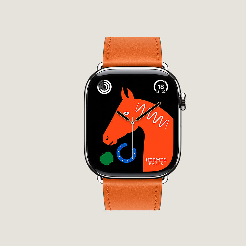 Series 11 case & Band Apple Watch Hermès Single Tour 46 mm