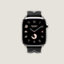 Series 11 case & Band Apple Watch Hermès Single Tour 46 mm Bridon Lisere, view 1 of 5