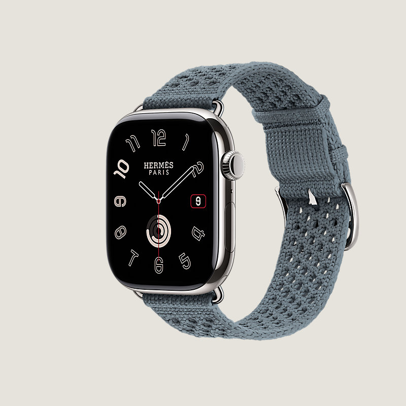Series&nbsp;11 case & Band Apple Watch Hermès Single Tour 46&nbsp;mm Neo Tricot