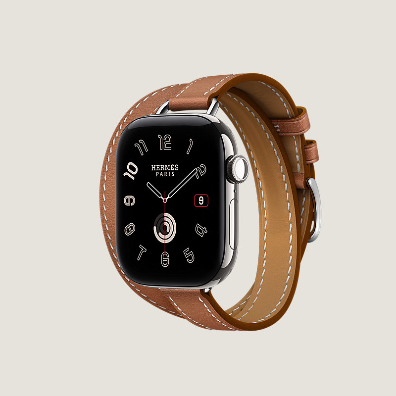 Series&nbsp;12 case & Band Apple Watch Hermès Double Tour 42&nbsp;mm Attelage, View: side, view 3 of 3