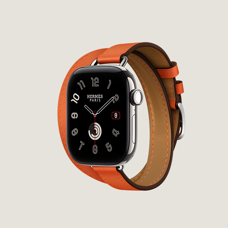 Series&nbsp;12 case & Band Apple Watch Hermès Double Tour 42&nbsp;mm Attelage, View: side, view 3 of 3