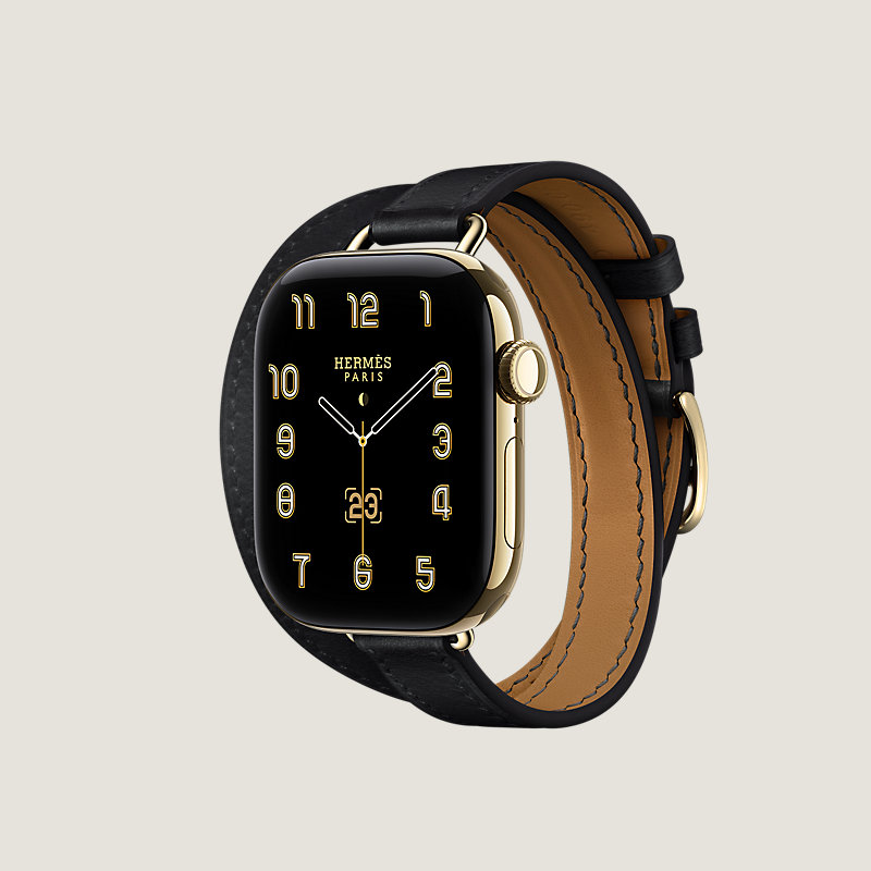 Series&nbsp;12 case & Band Apple Watch Hermès Double Tour 42&nbsp;mm Attelage, View: side, view 3 of 3