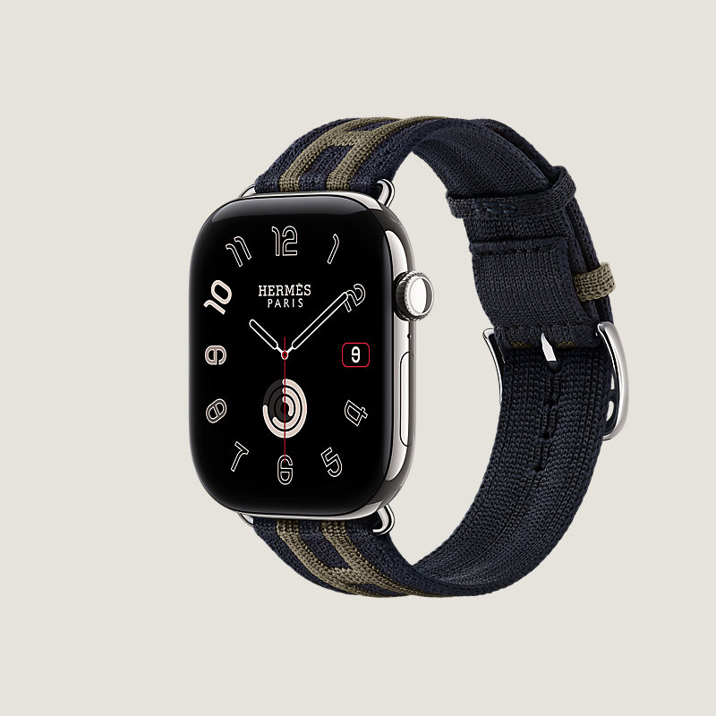 Series&nbsp;12 case & Band Apple Watch Hermès Single Tour 46&nbsp;mm Rocabar Club, View: side, view 3 of 3
