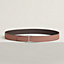 Serif belt buckle & Reversible leather strap 32 mm, view 1 of 3