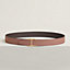 Serif belt buckle & Reversible leather strap 32 mm, view 1 of 3