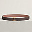 Serif belt buckle & Reversible leather strap 32 mm, view 2 of 3