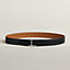 View: , Serif belt buckle & Reversible leather strap 32 mm