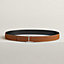 View: , Serif belt buckle & Reversible leather strap 32 mm