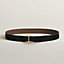 View: , Serif belt buckle & Reversible leather strap 32 mm