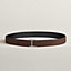 View: , Serif belt buckle & Reversible leather strap 32 mm