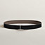 View: , Serif belt buckle & Reversible leather strap 32 mm