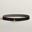 View: , Serif belt buckle & Reversible leather strap 32 mm