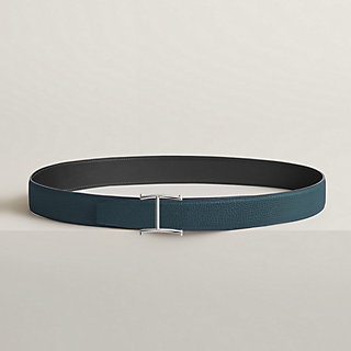 専用HERMES グレー レザー ベルト正規品 HERMES ケリーベルト グレーベージュ系 レザーベルト ピンク