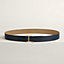 View: , Serif belt buckle & Reversible leather strap 32 mm