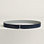 View: , Serif belt buckle & Reversible leather strap 32 mm