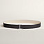 View: , Serif belt buckle & Reversible leather strap 32 mm