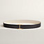 View: , Serif belt buckle & Reversible leather strap 32 mm