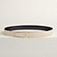 View: , Serif belt buckle & Reversible leather strap 32 mm