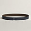 View: , Serif belt buckle & Reversible leather strap 32 mm