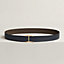 View: , Serif belt buckle & Reversible leather strap 32 mm