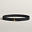 View: , Serif belt buckle & Reversible leather strap 32 mm