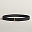 View: , Serif belt buckle & Reversible leather strap 32 mm