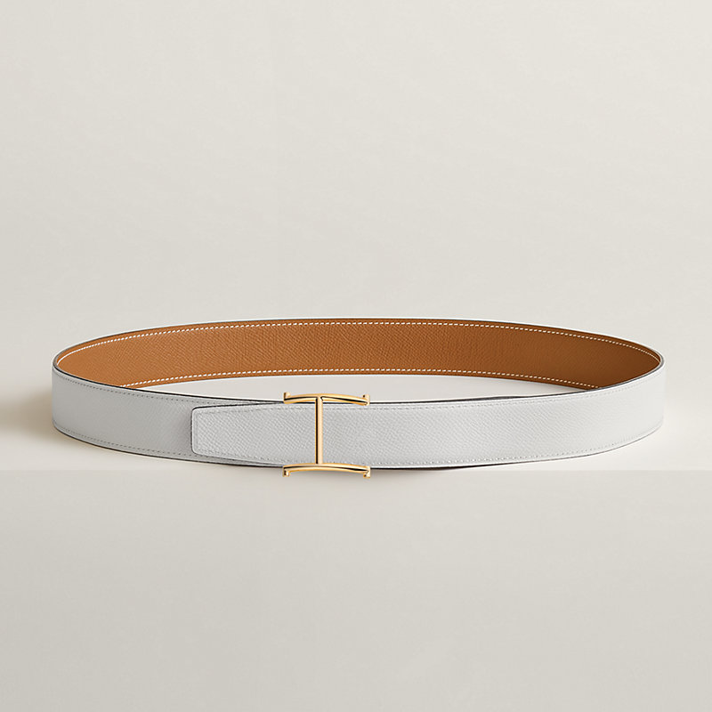 Serif belt buckle & Reversible leather strap 32 mm