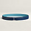 View: , Serif belt buckle & Reversible leather strap 32 mm