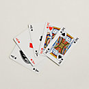 View: above, Set of 2 Cheval Natte bridge playing cards