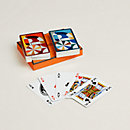 View: front, Set of 2 Cheval Natte bridge playing cards