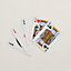 View: above, Set of 2 Cheval Natte poker playing cards