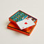 View: front, Set of 2 H Tissage poker playing cards