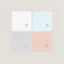 View: Worn, Set of 4 Cabriole washcloths