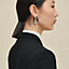 Short pea coat with leather details, view 6 of 7
