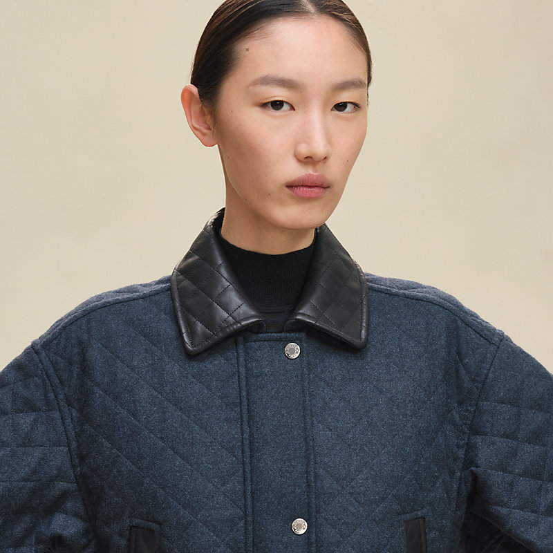 Short quilted coat